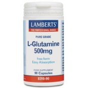 L-Glutamina Lamberts 500mg Cápsulas