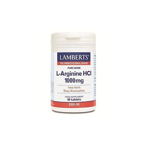 L-Arginina Lamberts HCI 1000mg 90 cap