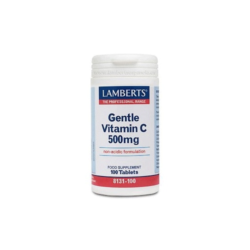 Gentle Vitamina C Lamberts 500mg 100 tabletas