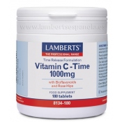 Vitamina c 1000mg liberacion sostenida 180 tabs